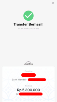 Bukti Transfer