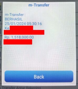 bukti transfer