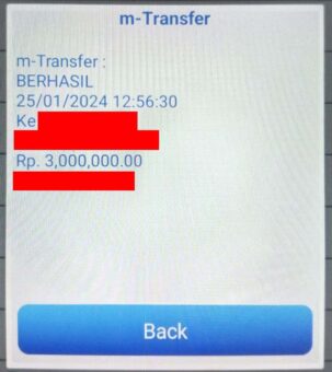 bukti transfer