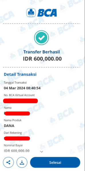 Bukti Transfer