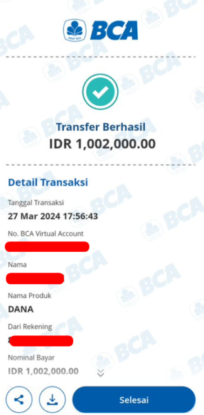 Bukti Transfer