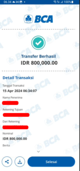 Bukti Transfer