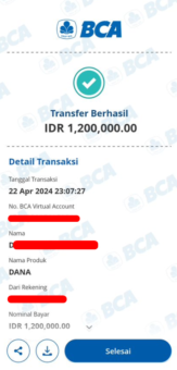 Bukti Transfer